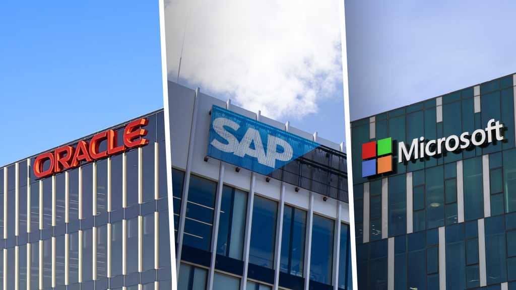 Image: 10 most powerful ERP vendors today