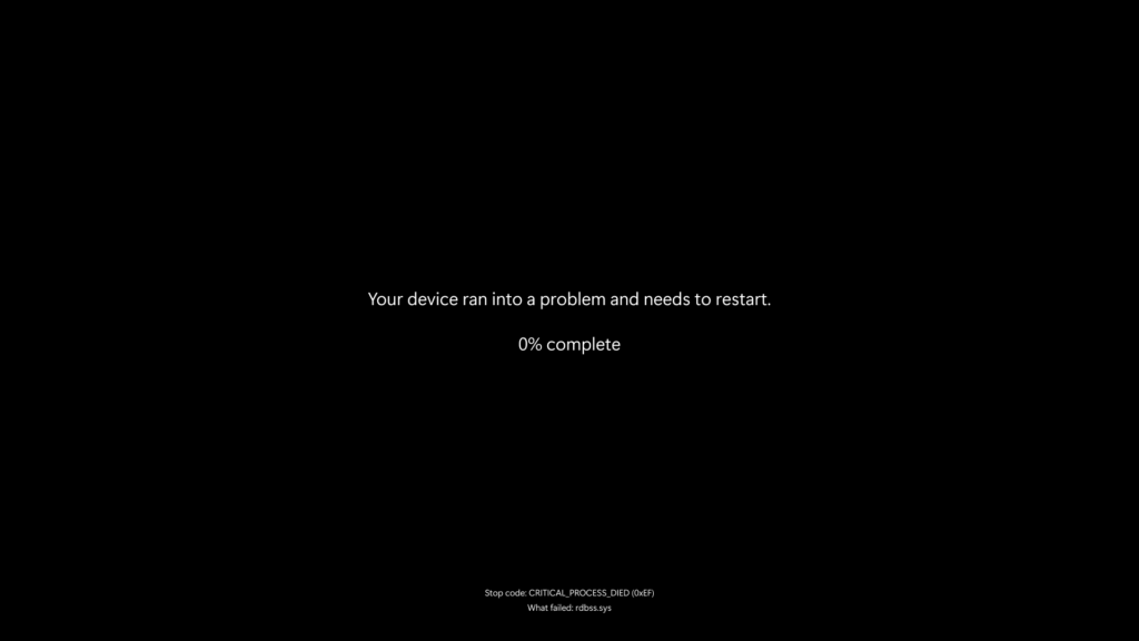 Windows restart
