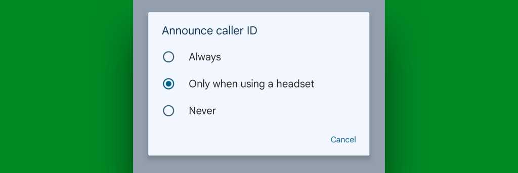 Google Pixel calling features: Announce caller ID