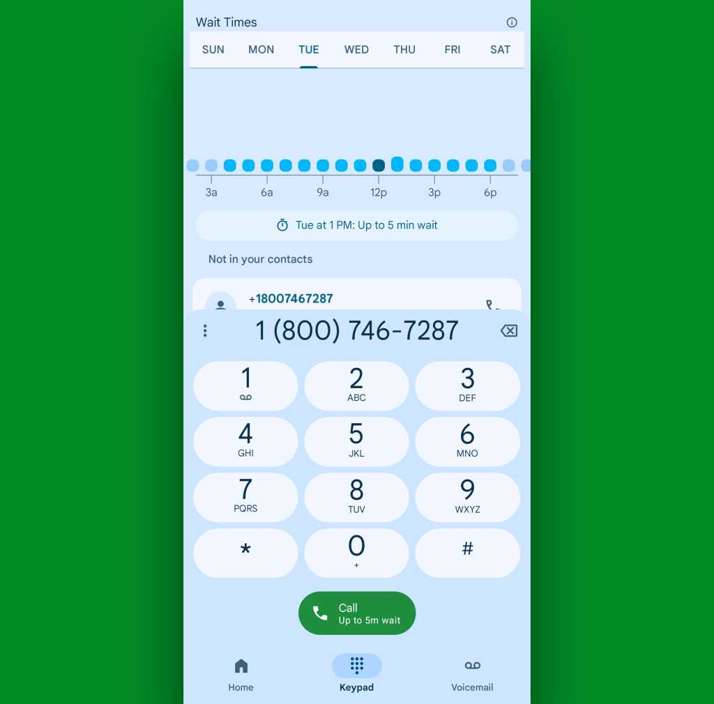 Google Pixel calling features: Busy estimates