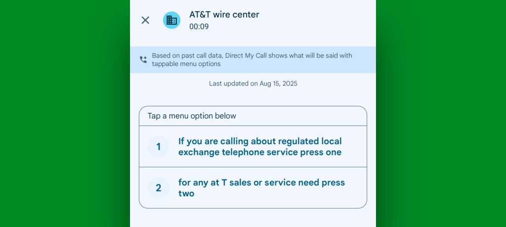 Google Pixel calling features: Direct My Call
