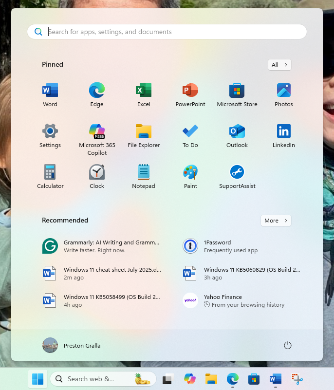Windows 11 cheat sheet