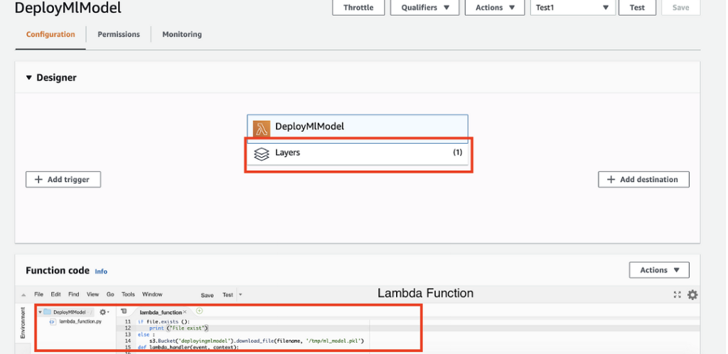 AWS Lambda model deployment 07