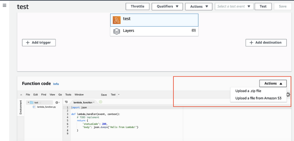 AWS Lambda model deployment 09