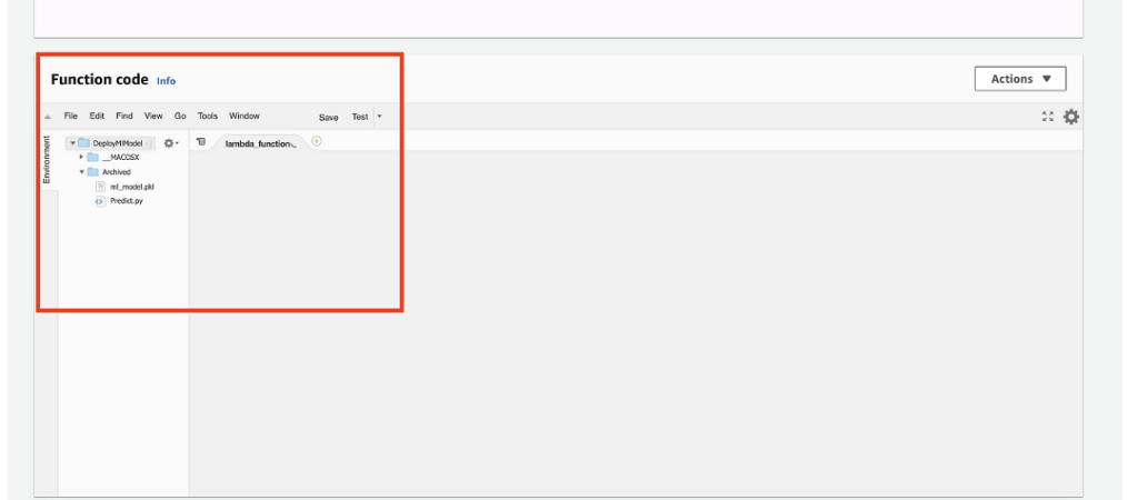 AWS Lambda model deployment 11