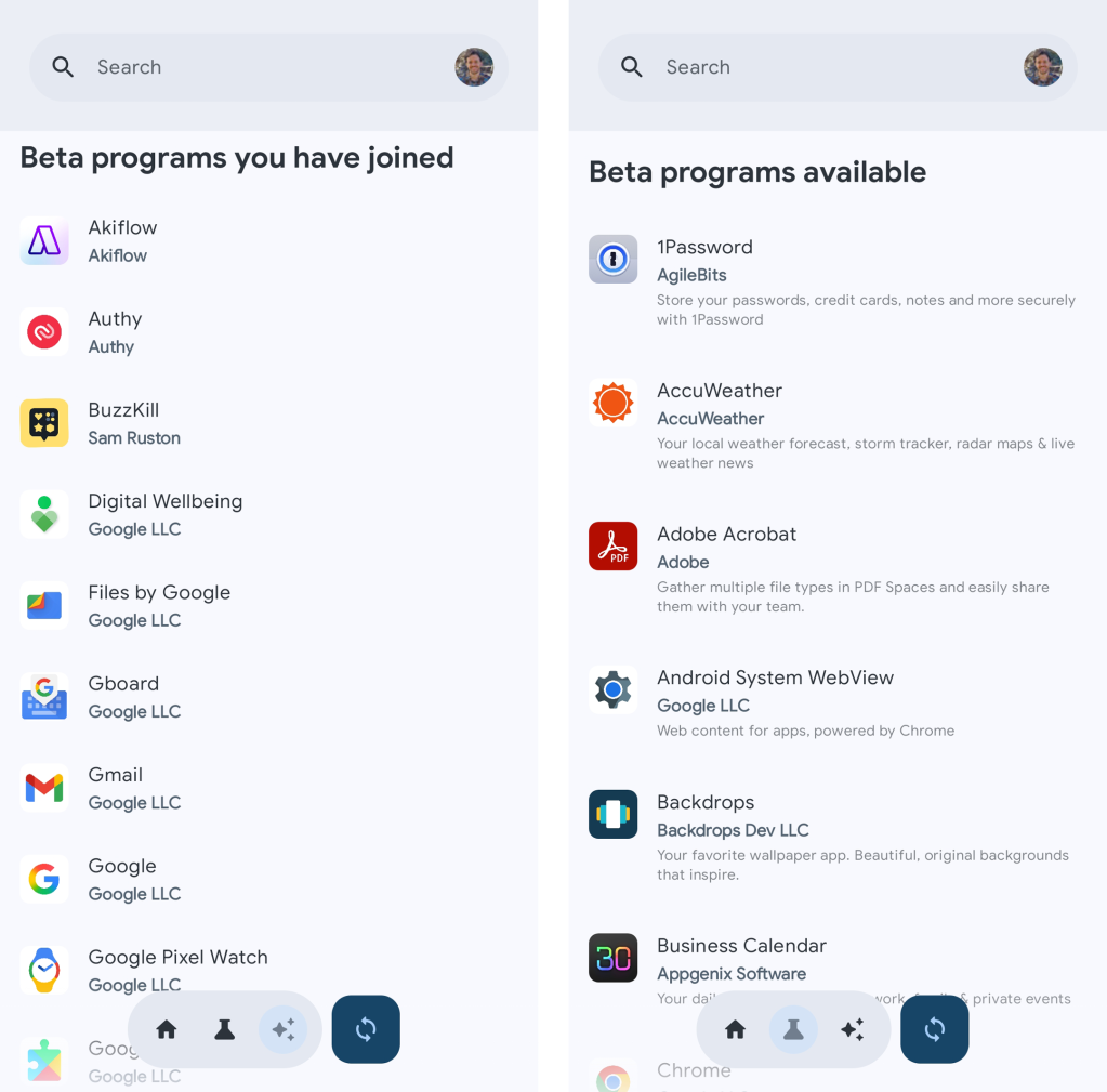 Google Play Store Android - Beta Maniac