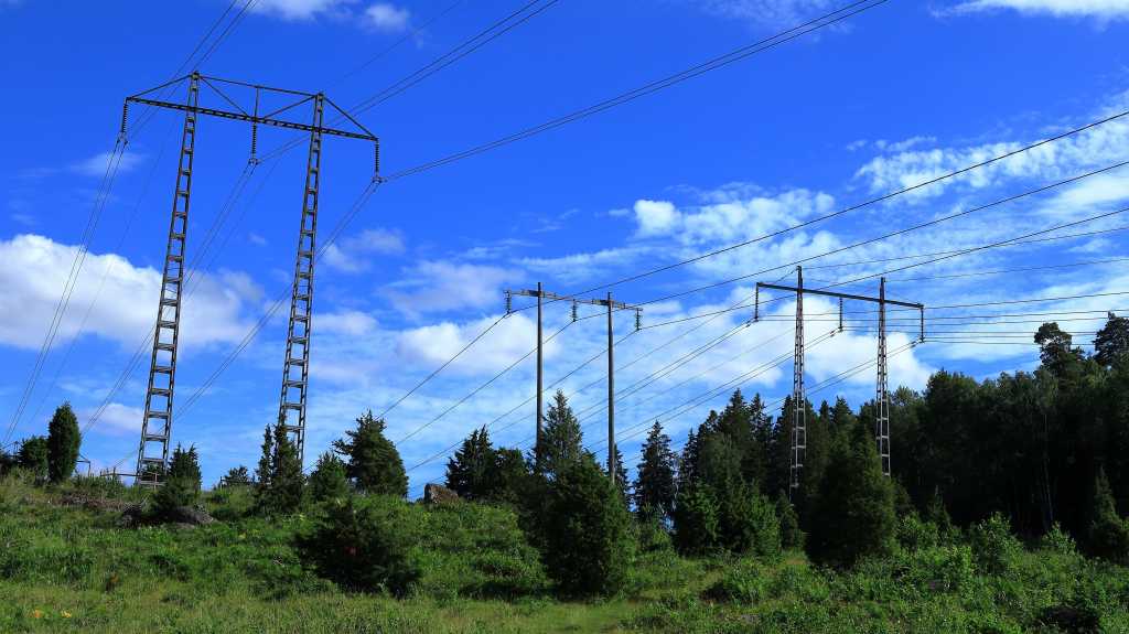 Stromleitung Schweden