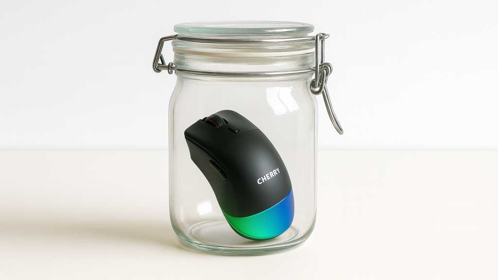 Bild Cherry Maus im Einmachglas 