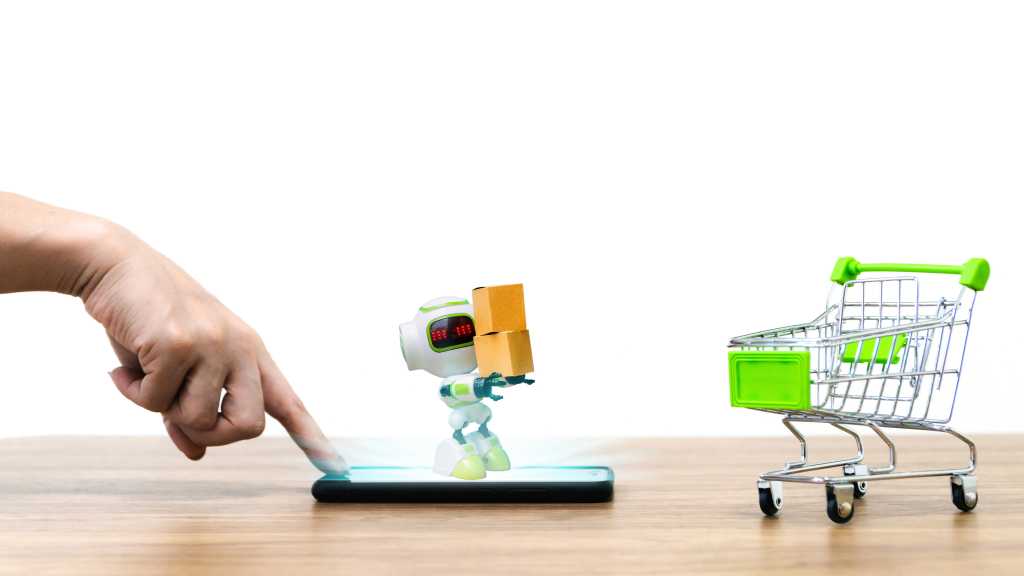 AI, Robot, Shopping Cart