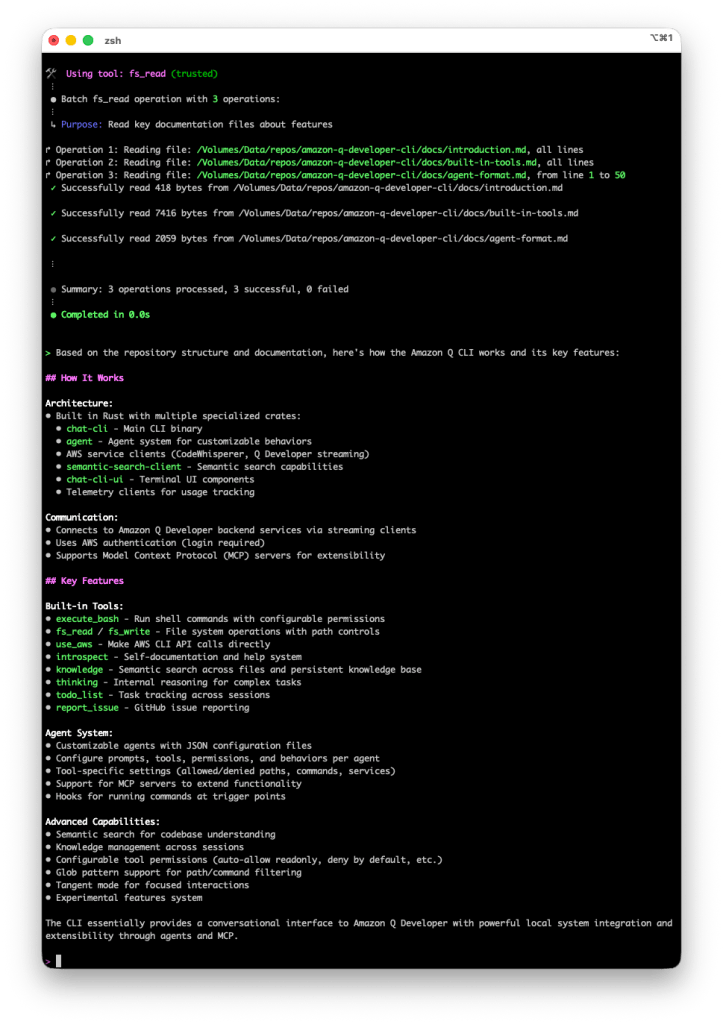 Amazon Q Developer 05