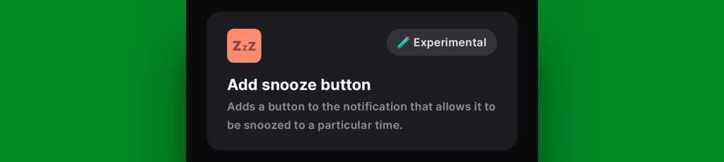 Android notifications: Snooze (BuzzKill setup)