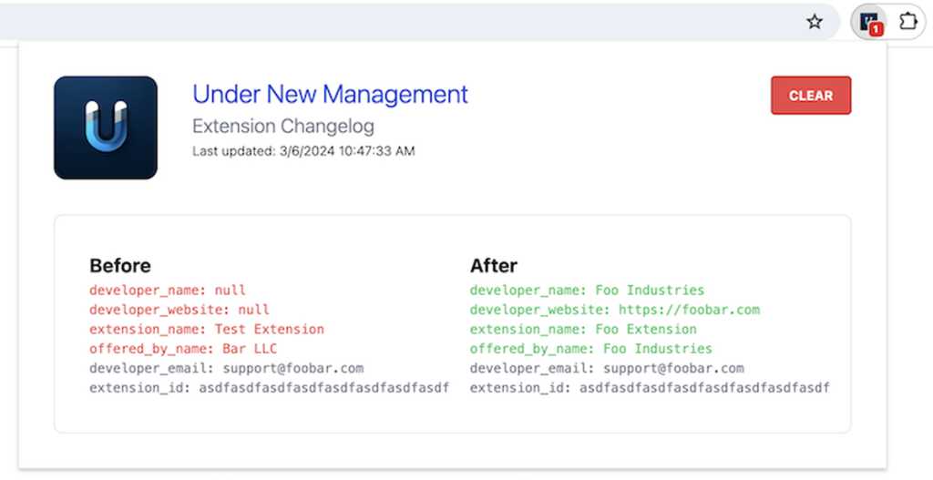 Chrome browser security; Under New Management
