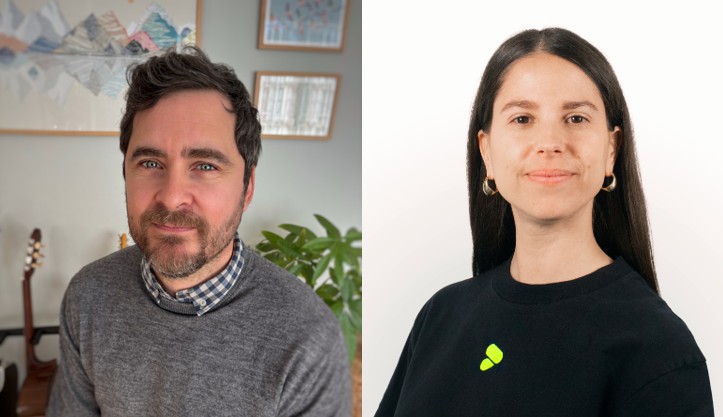 Ben Evans (Havas) y Aino Delgado (Vidext).