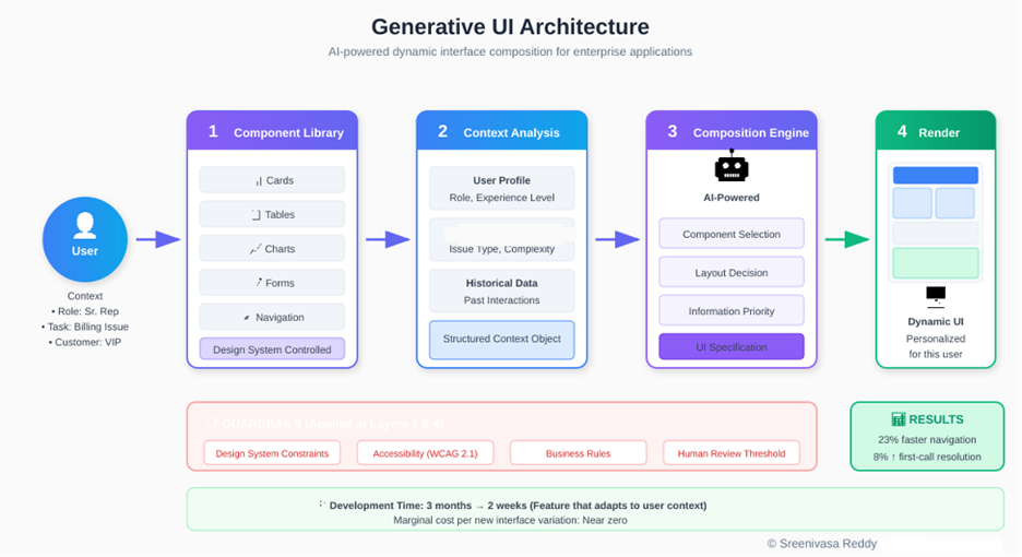 Generative UI architecture