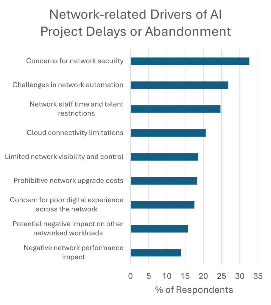 IDC on network issues stalling AI