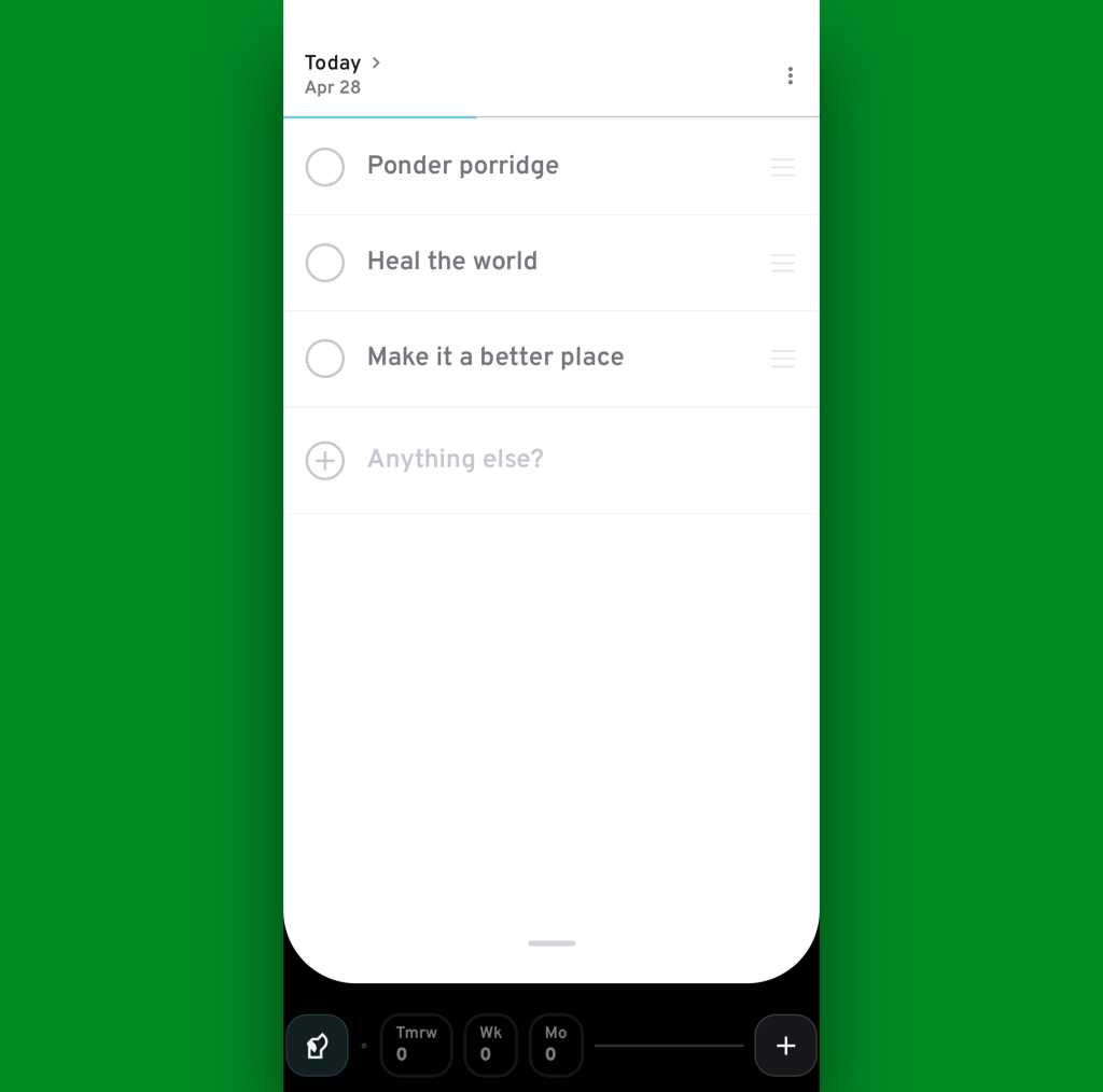 Android reminders app: Ruff Reminders today