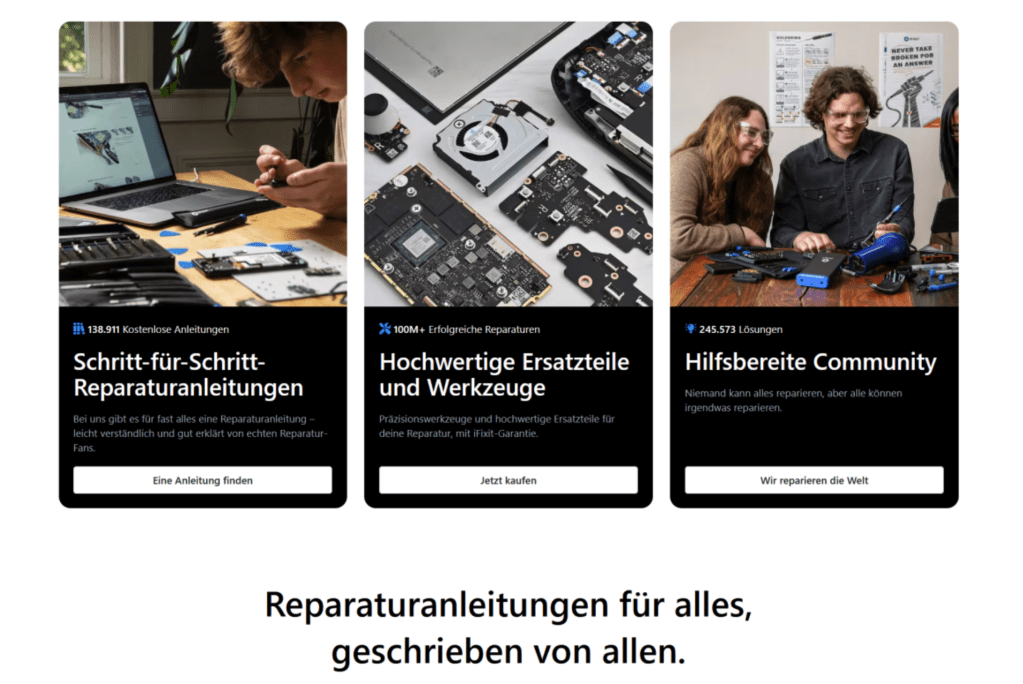 Reparaturanleitungen