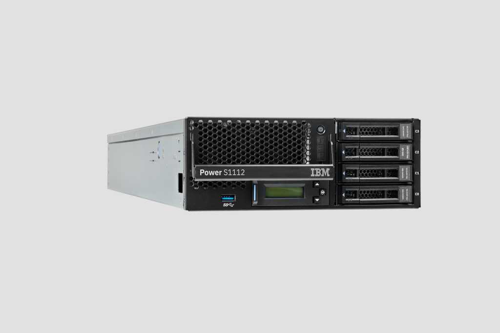 IBM Power S1112, a 1-socket, half-wide Power11 server