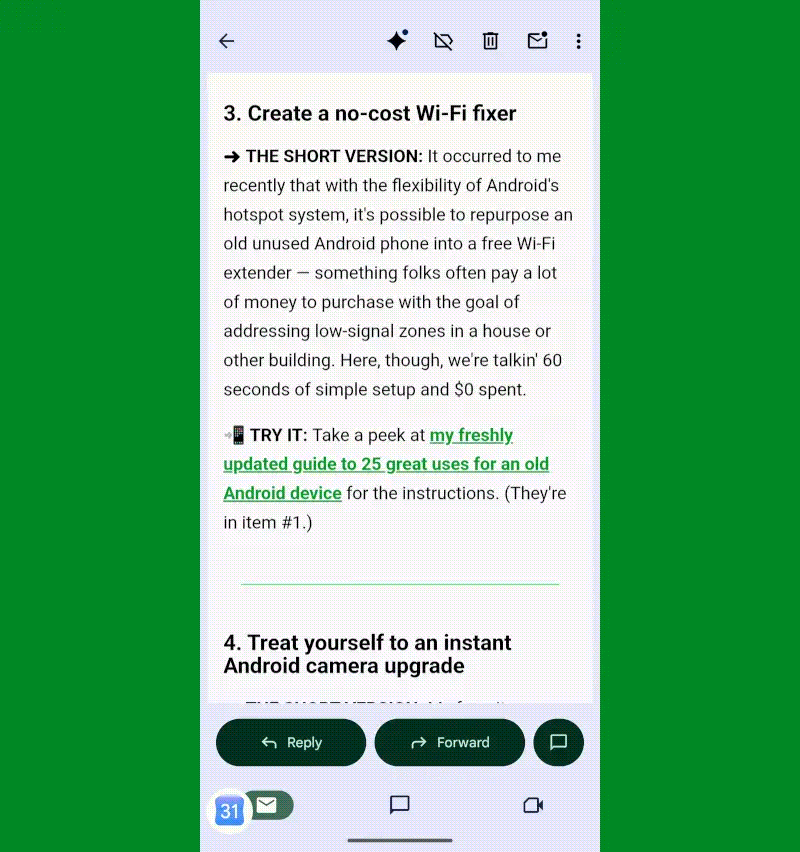 Android widgets: Overlays