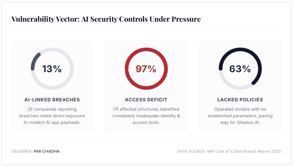 Vulnerability vector: AI security controls under pressuer.