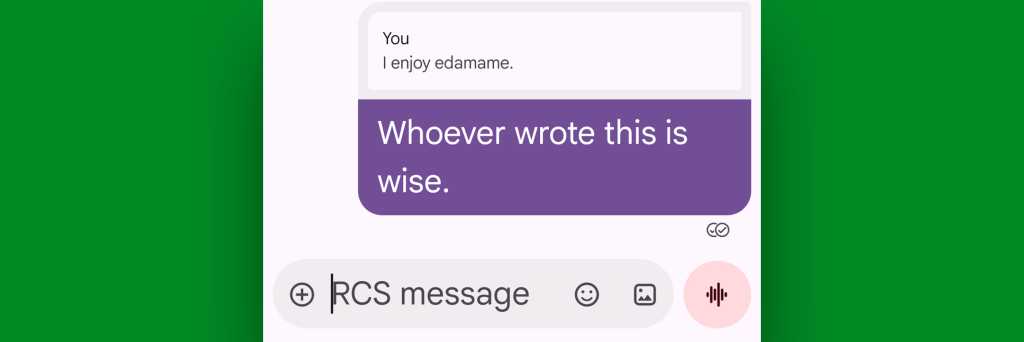 Google Messages Android gestures: Reply