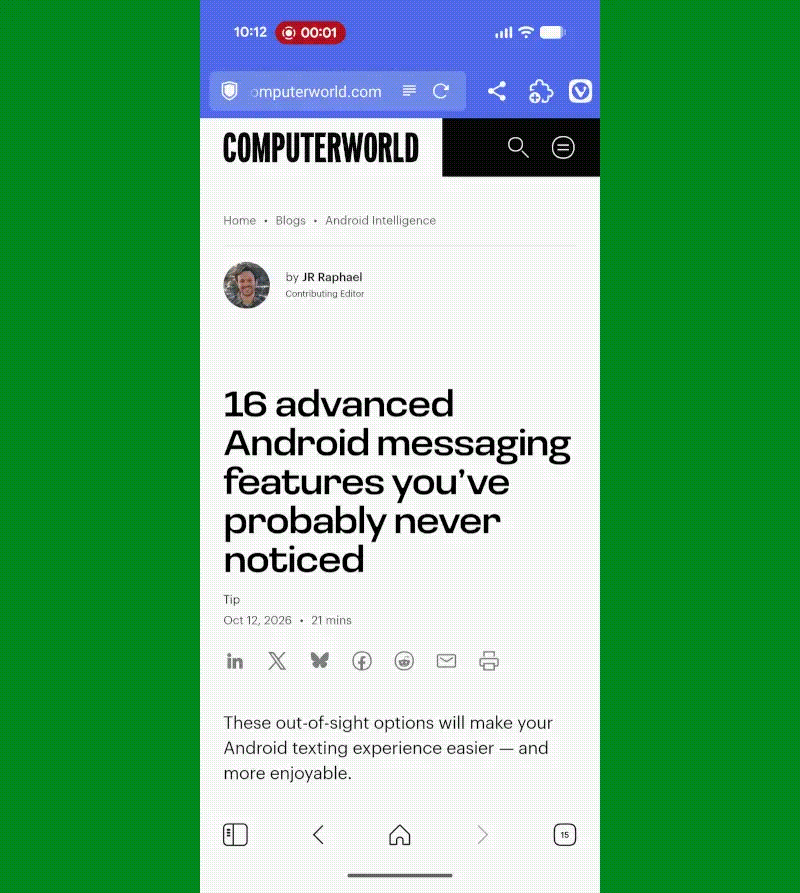 An Android widget revelation