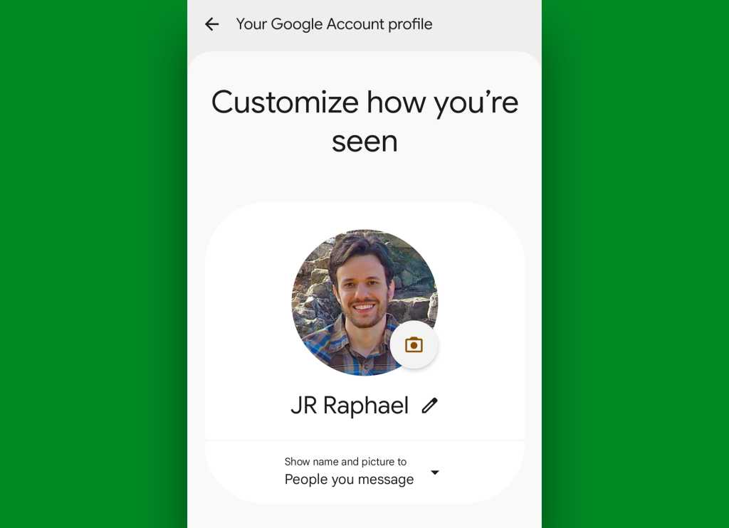 Google Messages Android profile
