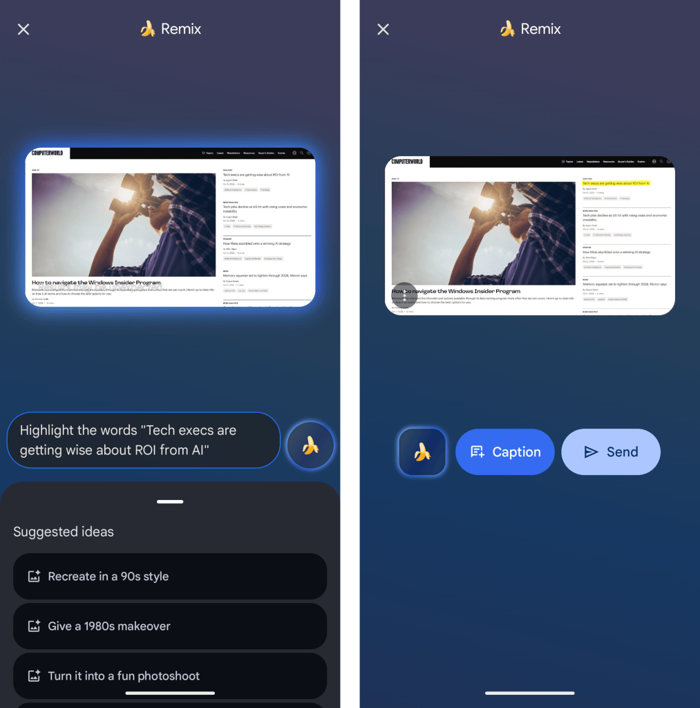 Google Messages Android remix